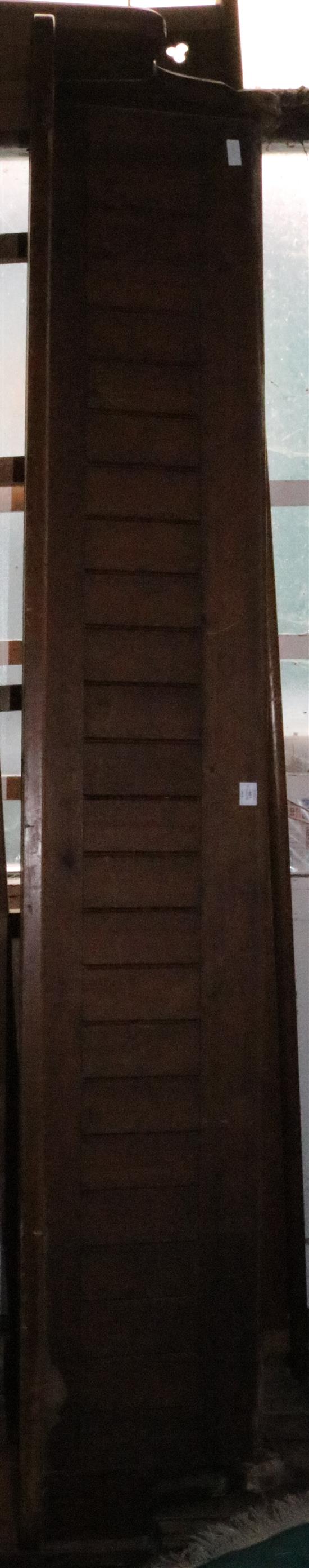 Oak pew frontal